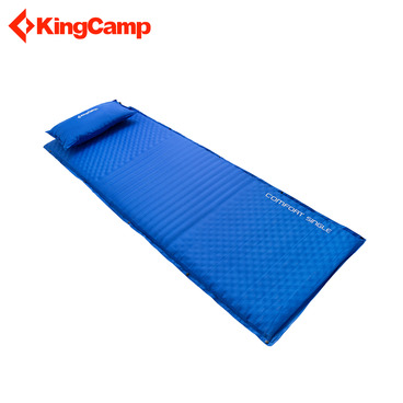 KINGCAMP 컴포트 싱글 자충매트 블루 KM3605